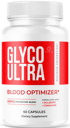 Glyco Ultra - Glyco Ultra Optimizer Capsules, GlycoUltra Support Advanced Formula Premium Pills Maximum Strength All Natural Vitamins for Overall Health & Wellness, 60 Capsules for 1 Month