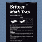 10 Pack Pantry Moth Traps Safe and Effective for Food and Clothing- Glue Traps with Pheromones for Wool Closet Carpet Food and Cupboard