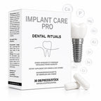 Dental Rituals Implant Care PRO, Bone & Teeth Mineral Complex with Vitamin D3 + K2, Calcium, Magnesium, Zinc & Trace Minerals, Supports Normal Bones and Teeth, 1 Capsule Daily, 30 Count