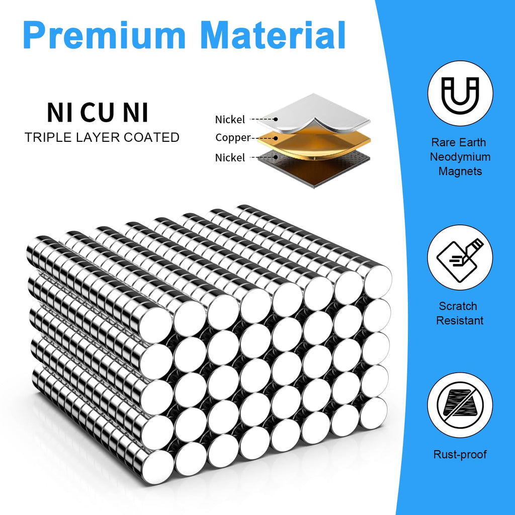 Caturledas 20 Pack 60x10x3 mm Rare Earth Neodymium Magnets, Powerful Small Strong Metal Rectangular Bar Magnetic Strip Magnet for Fridge Garage Kitchen Science Craft Office, Black