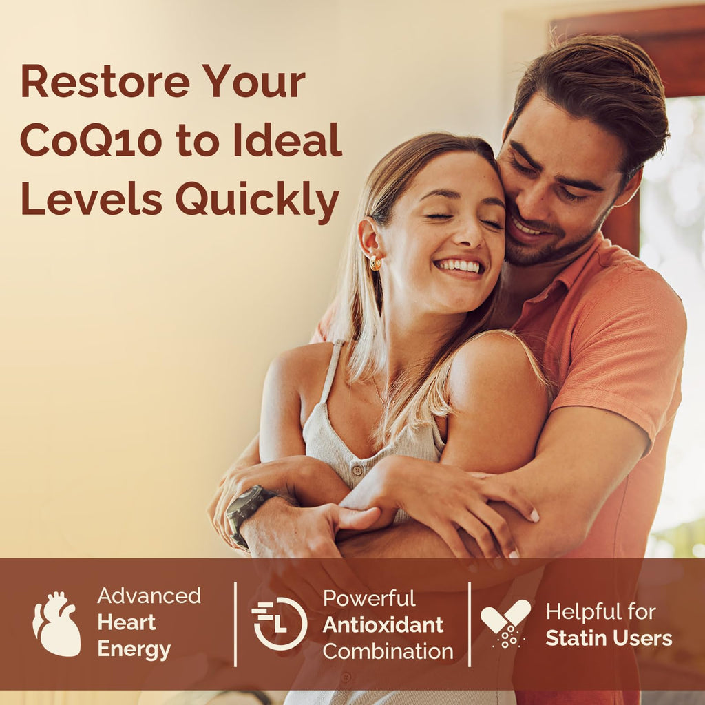 Ubiquinol CoQ10 600 MG Softgels with Omega-3 & Shilajit & PQQ, Advanced Dual-Delivery Coenzyme-Q10, Active CoQ10 Ubiquinol Supplement for Fertility, Antioxidant, Heart, Brain & Energy, 120 Servings