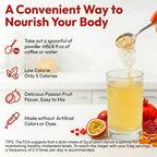 Veltracha Cholesterol Healthy Drink, Support Cholesterol Levels Drink with 600mg Beta-Sitosterol, Folate & Inositol, Zero Sugar and Vegan, Passion Fruit Flavor, 20 Servings