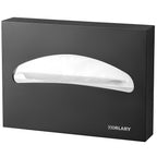 Gorlary Commercial Toilet Seat Cover Dispenser Wall Mount, Matte Black