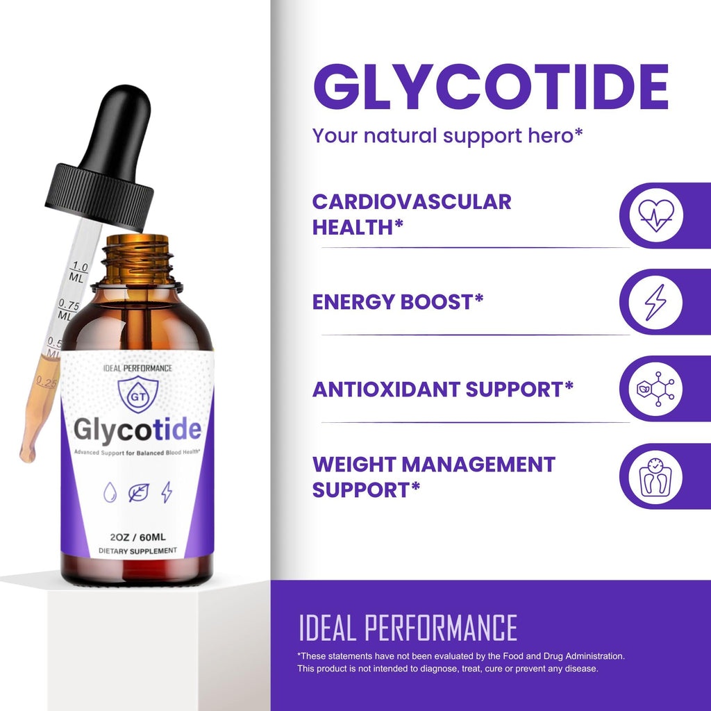 IDEAL PERFORMANCE Glycotide Drops, Glycotide Droppers Reviews (2 Pack)