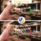 DAYBETTER GU10 LED Light Bulbs, Dimmable GU10 Bulb Replacement for Track Lighting, 5.5w Equivalent 50W, 500 LM Soft White 3000K, MR16 LED Bulb for Kitchen, Range Hood, Living Room, 6 Pack