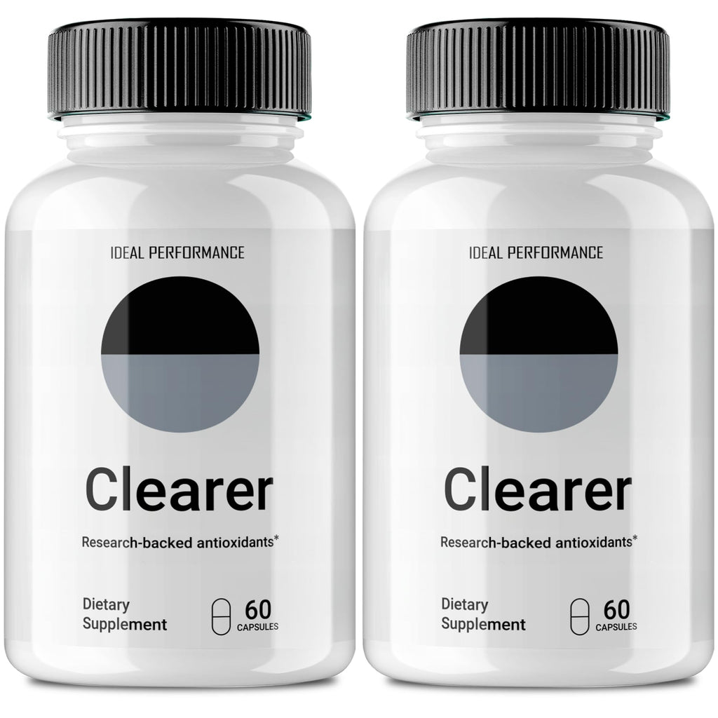 Clearer Vision Support Capsules, Clearer Pills Advanced Formula Eye Health Supplement - All Natural Health & Wellness Vitamin Supporting Vision & Eye Health, Crystal Clear Vision Reviews (2 Pack)