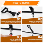 KJX Shovel Handle Replacement, Ergonomic Weed Trimmer Handle Extension