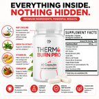 (2 Pack) Thermo Burn Pro Capsules, Official Thermoburn Pro Pills with Natural Ingredients, Maximum Strength ThermoburnPro with Premium Vitamins Supporting Wellness & Health Naturally (120 Capsules)