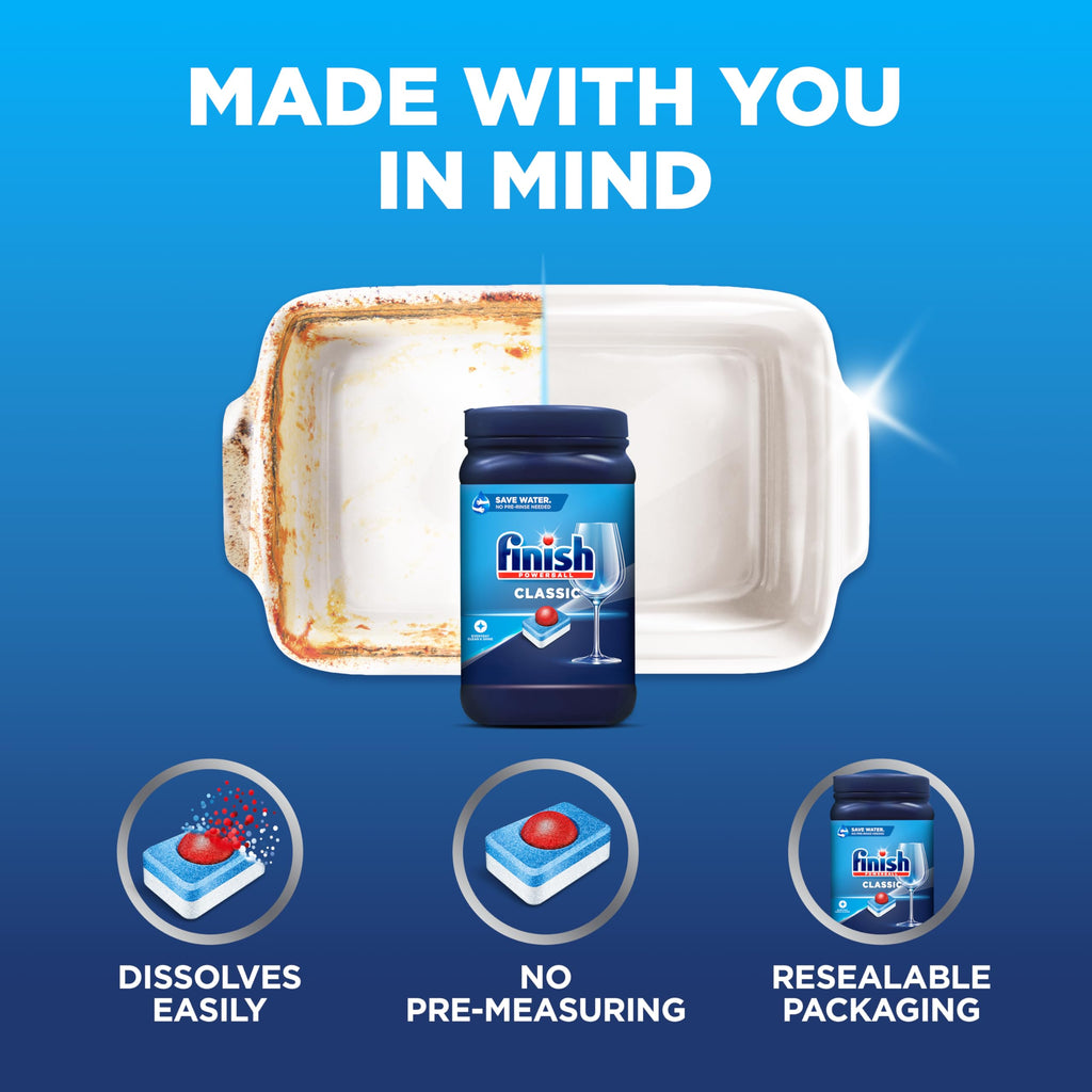 Finish Powerball Dishwasher Pods, Wrapper Free Dish Detergent, 84ct
