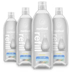 Method Gel Hand Soap Refill, Sweet Water, Recyclable Bottle, 34 oz (Pack of 4) (Packaging May Vary)