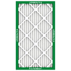 Filterbuy 16x25x1 Air Filter MERV 8 Essential Dust & Allergy Defense (4-Pack), Electrostatic Pleated HVAC AC Furnace Filters Replacement, Made in USA (Actual Size: 15.50 x 24.50 x 0.75)
