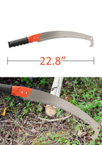 Pole Saw for Tree Trimming, Long Tree Trimmer Pole Saw 10FT, Manual Pole Cutter for Yard Garden and Patios Trees Branches Cutting