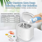 BCOM Ultrasonic Retainer Cleaner Solution & Jewelry Cleaning Liquid, 8.5 oz