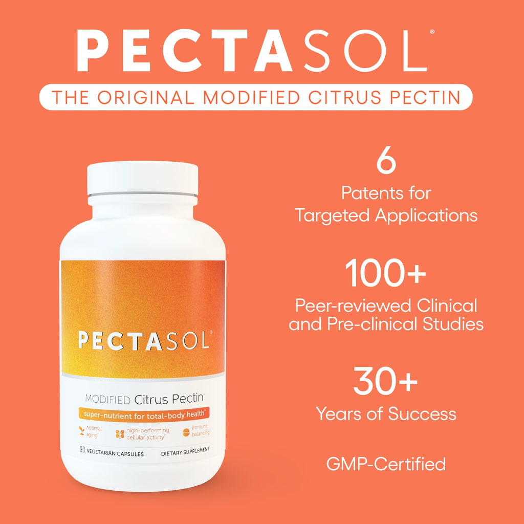PectaSol Modified Citrus Pectin – 150g Powder – Total-Body Health Supplement to Support The Heart, Immune System, Inflammation Response & Healthy Aging + Maintain Healthy Galectin-3 Levels