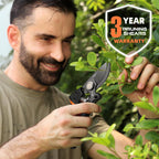 DECERK® 8.5" Professional Pruning Shears - Cuts 4X Easier with Ultra Sharp Japanese Steel Titanium Blade, Arthritis Friendly Garden Scissors & Plant Clippers, Effortlessly Prunes 3/4" Branches