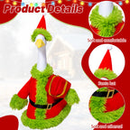 Porch Goose Christmas Outfit for 23" Lawn Goose Porch