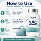 Hyuikiu ORVIA Labs Liposomal NAC Supplement, 60 Capsules