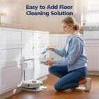 VILLAPOOL Floor Cleaning Solution Compatible with Roborock Robot Vacuums & Wet Dry Vacuums, Deep Cleaning Formula for Hardwood, Tile & Laminate Floors, Gentle and Powerful, 1L (33.8 fl oz)