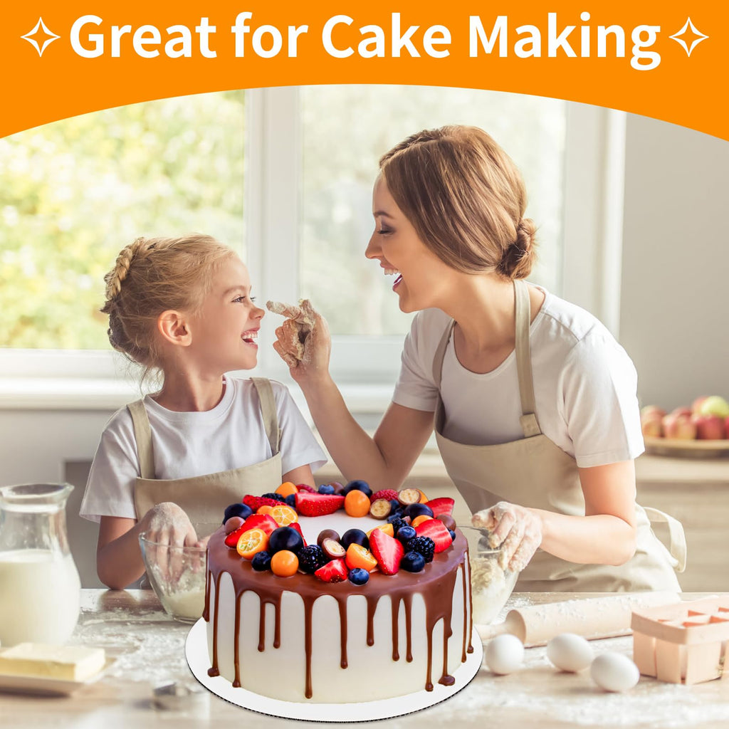 8 Pcs Cake Boards,10 inch Round Cardboard Cake Rounds Cake Base