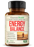Vanadium with Chromium - Chromium Vanadium Supplement for Caffeine Free Energy and Metabolism Support. With Alpha Lipoic Acid, Cinnamon, Banaba Leaf & Bitter Melon Fruit. Non-GMO. Vegan. 60 Capsules