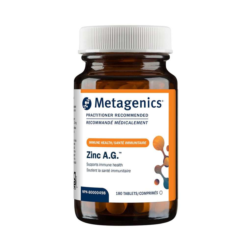Metagenics Zinc A.G. Tablets, 180 Count