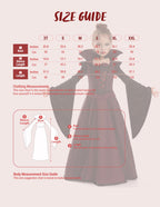 Spooktacular Creations Halloween Royal Vampire Costume Set for Girls Halloween Dress Up Party, Cosplay, Vampire-Themed Party