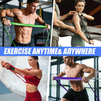 WHATAFIT Resistance Bands, Pull Up Assistance Bands, Exercise Bands, Workout Bands Set for Men and Women Home Fitness, Body Stretching, Strength Training, Physical Therapy