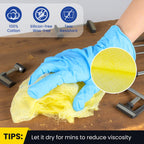 CAREGY 48Pcs Tack Cloth for Removing Dust from Woodworking, Sanding Particles, Clean & Polish, Ideal for Woodworking & Painting,Wax and Silicone Free, 18 x 36 Inches Dust Cloths