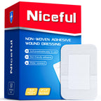Niceful Adhesive Gauze Bandages 2"x3", 50Pcs