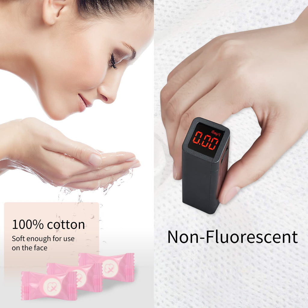 Classycoo Compressed Towel 200 PCS Mini Tablets Disposable Portable Face Towel Cotton Coin Tissue for Travel, Camping, Hiking, Sport, Beauty Salon, Home Hand Wipes and Other Outdoor Activities Pink