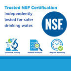 EcoPure EPW2C Carbon Block Universal Whole Home Water Filter 2-Pack – Fits Standard Capacity Systems – NSF Certified – 5 Micron – Reduces Chlorine, Sediment, Sand, Dirt & Rust – 3-Month Life per Filter