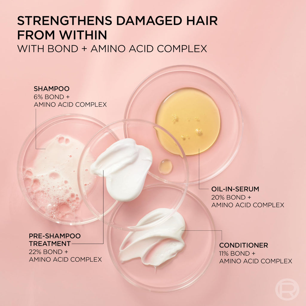 L'Oreal Paris Sulfate Free Bond Repair+ Shampoo and Conditioner, 13.6 Fl Oz