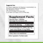 DAVINCI Labs Gluconic DMG Liquid 300mg - Helps Support Immune System, Muscle Function, Heart Health & Brain Health* - 2 fl oz (60 Servings)
