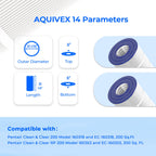 AQUIVEX CCRP200 Pool Filter Cartridge, Compatible with Pentair Clean & Clear 200, 160318, EC-160318, Pentair Clean and Clear RP 200, 160353, R173217, Pleatco PAP200, Unicel C-9419, 1 Pack