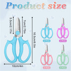16Pcs Floral Scissors Garden Flower Scissors Shears for Cutting Fresh Flower Floral Cutters Garden Shears for Gardening Flowers Arrangement, Trimming Plants, Stainless Steel