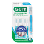 GUM Proxabrush Go-Betweens Wide Interdental Brushes – Soft Bristle Dental Picks for Plaque Removal, Health & Braces Care, 10 Count (Pack of 6)