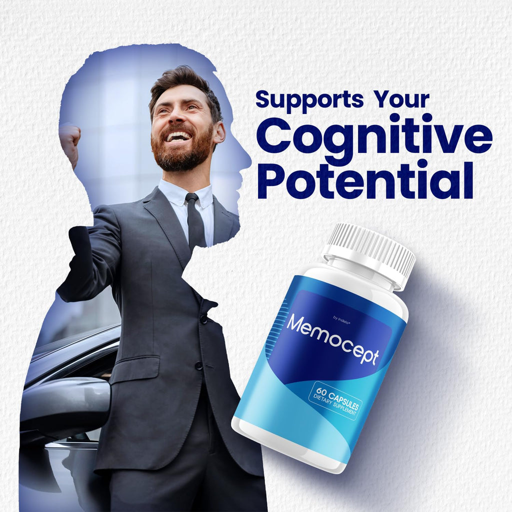 Memocept – Advanced Supplement Formula for Brain Memory Health Support (60 Capsules)
