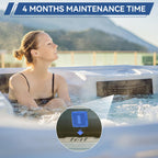 DONJOP Hot Tub Mineral Cartridge for Sundance Spas,Silver Ion Cartridge Can Last for 4 Months,Spa Mineral Cartridges Makes Your Spa Water Clean and Clarified 2 Pack