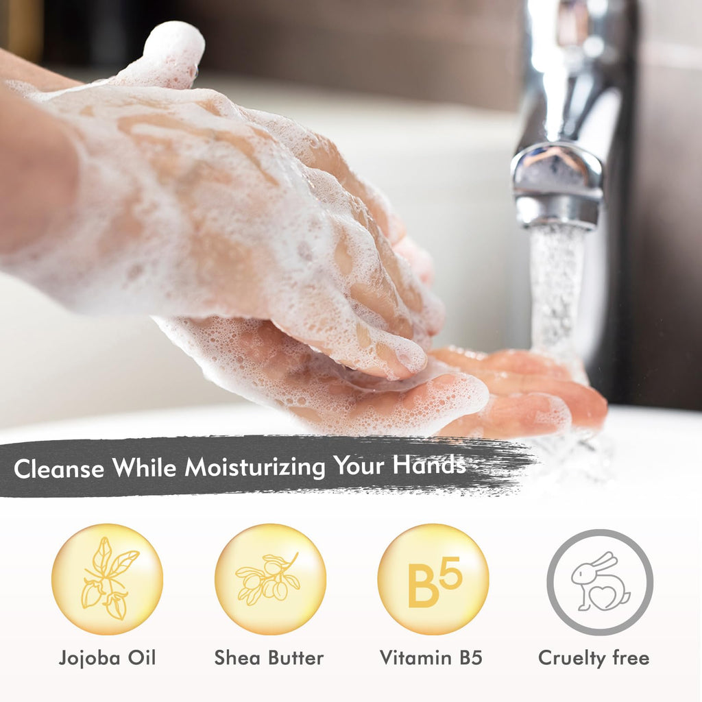 ROMIIE ZOI Eucalyptus & Mint Liquid Hand Soap Refill, Gentle & Moisturizing Formula, Natural Cruelty-Free Soap, Large 750 ML Bottles Bulk for Kitchen, Bathroom, and Dispensers (26 FL OZ, Pack of 3)
