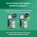Philips Avent Natural Glass Baby Bottles, Slow Flow, 4 oz, BPA-Free, 4-Pack