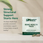 Standard Process Bone Health Pack - Supports & Maintains Healthy Bone Density with Calcium, Vitamin D & Antioxidant Vitamin A - Non-Dairy & Non-Soy - 60 Packs (60 Servings)