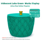 ZIRO PLA Filament 1.75mm, Iridescent PLA Series, Sparkle Glitter with Colorful Base, Twinkling 3D Printing Material,1kg Spool, Dimensional Accuracy +/-0.03mm, Fit Most FDM 3D Printers, Lake Green