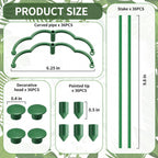 Moiggonoy 36 Pack Plant Support Stakes Sets - Versatile Plant Cages, Stackable Garden Flower Support， Small Plant Stakes for Indoor Plants,Tomato,Monstera, Peony, Hydrangea, Climbing Plants