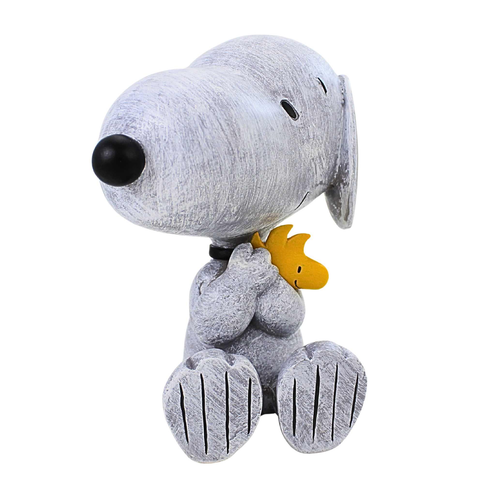 Roman Snoopy and Woodstock Garden Statue, 8.75-inch Height, Resin, Stone Mix, Home, Garden, Outdoor