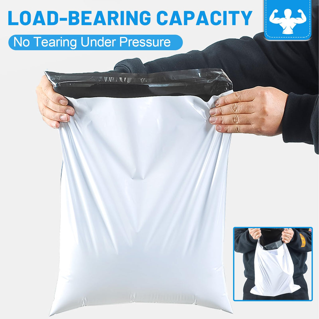 LINSIRON Poly Mailers 10x13 Inch 50 Pcs, Large Shipping Bags for Clothing