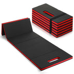 SHENLIU Foldable EVA Utility Mat with Handle, Heavy Duty Mechanic Mat for Kneeling, Workouts, Garages, Gardening, Camping, Picnics, Outdoor Adventures and Home Gyms, Red (46" x 15.8" x 1.1")