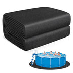 Thickened Pool Liner Pad for Above Ground Pool,Heavy Duty 18 FT Round Under Pool Mat Padding, Pool Ground Pad Mat Under Pool for Pool Bottom, Prevent Punctures, Extend Liner Life