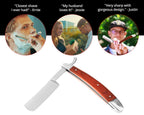 Professional Straight Razor Kit With Strop, Shaving Brush, Leather Strop - Barber Edge Razor Navaja de Barbero