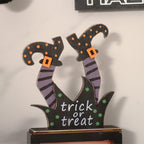5PCS Halloween Witch/Ghost/Shoes Decoration for Indoor Home Table Decor