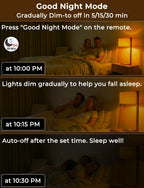 Wivety Amber Sleep Light Bulbs 1600K with Remote Control, E26 Blue Light Blocking A19, 9W for Sleep Therapy, Baby Nursery, Bedroom (4 Packs)